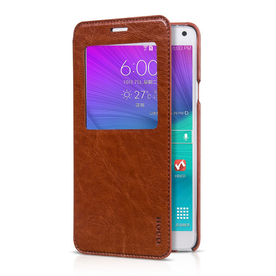 Bao da Hoco Crystal Classic Samsung Galaxy Note 4