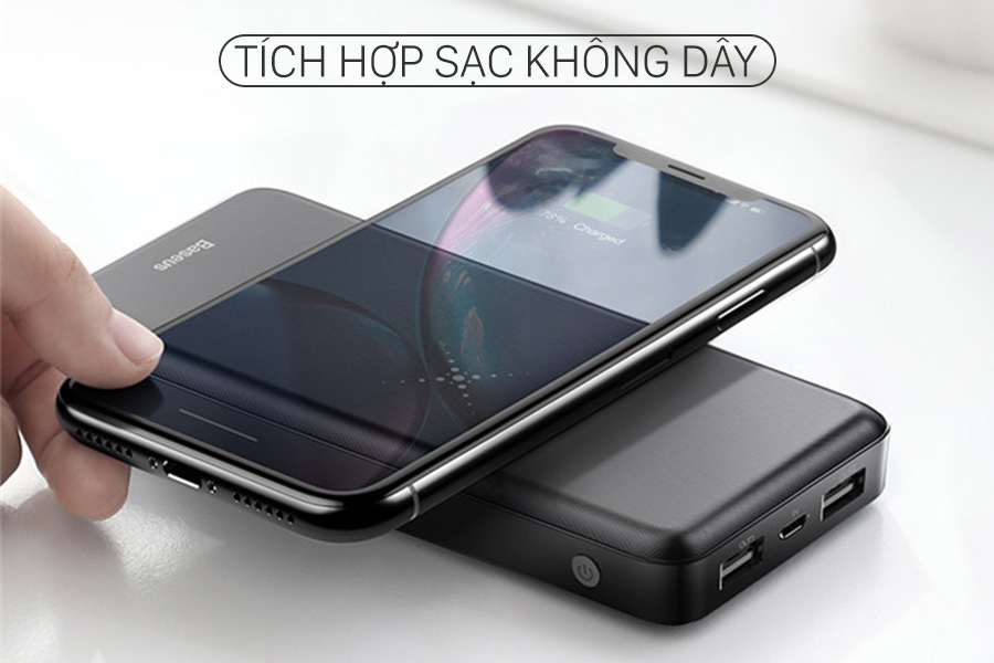 Sạc dự phòng không dây chính hãng Baseus M36 10000mAh Gomhang